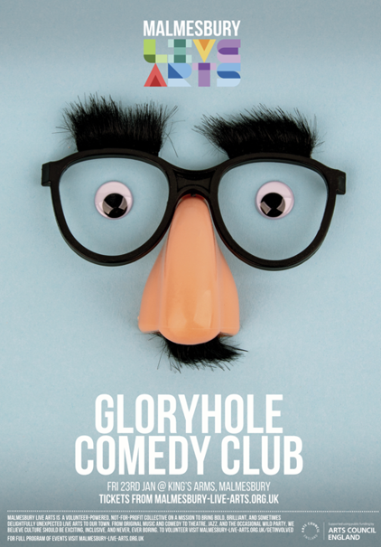 Gloryhole Comedy Club Presented by Malmesbury Live Arts